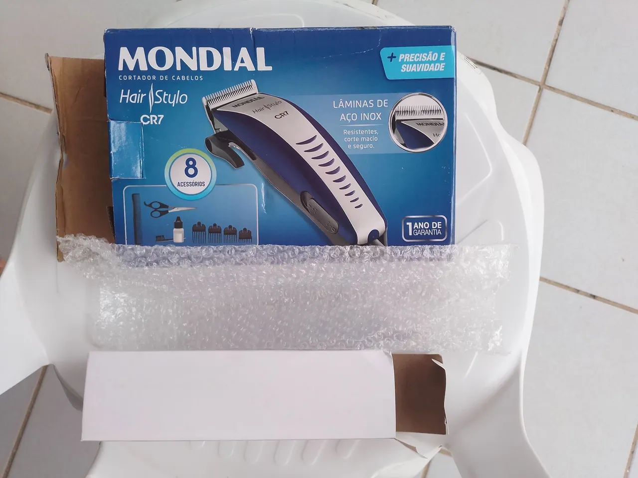 Máquina de cortar cabelo nova.  - Foto 4