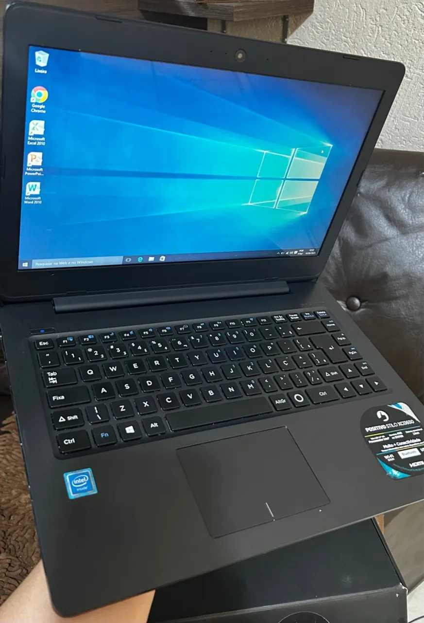 Notebook Positivo Stilo,Processador Intel celeron,Memória 4gb,hd de 500gb