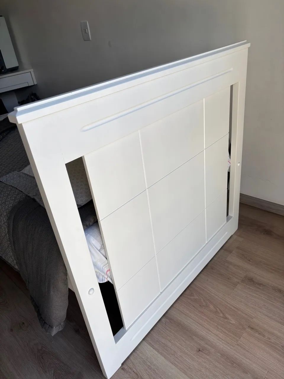 Cama de solteiro branca  - Foto 3