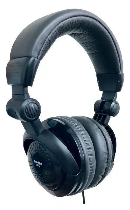 SmartVox P2 Fone De Ouvido Profissional Headphone Dj Retorno Over-ear Cor Preto