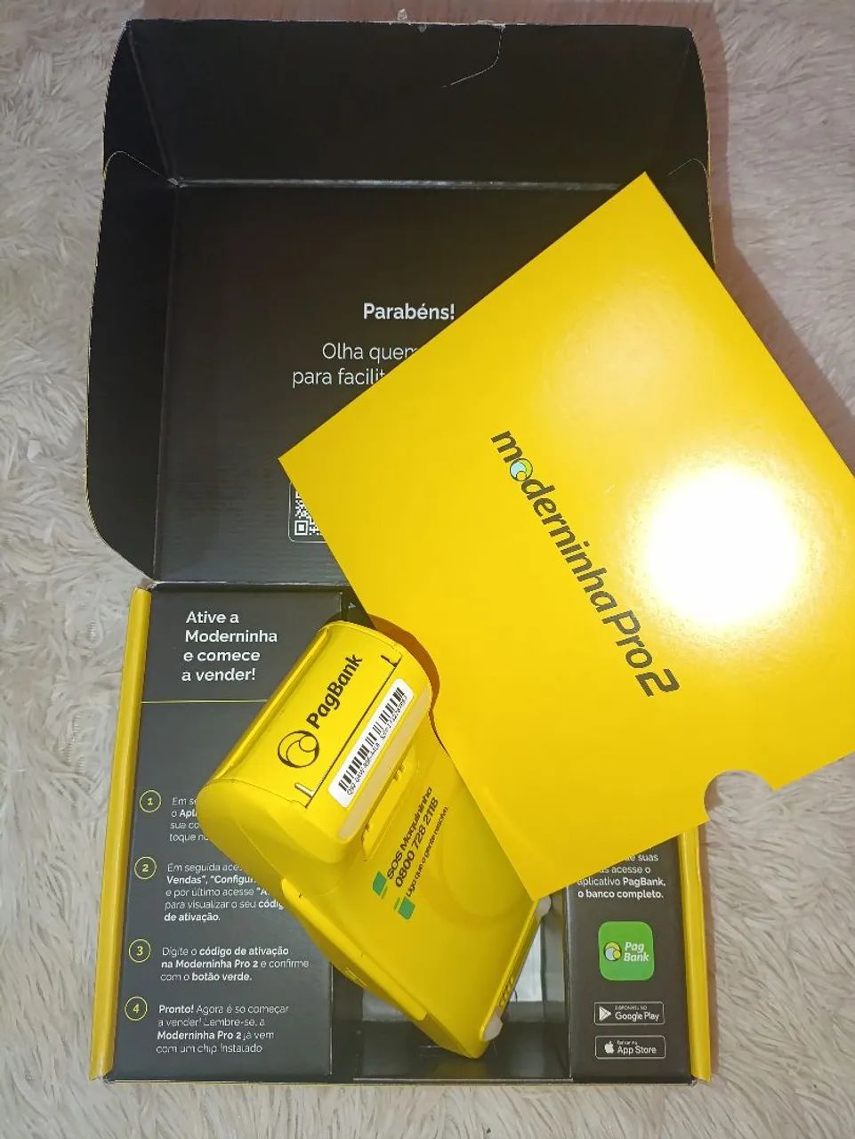Moderninha Pro 2 - Maquininha de Cartão...venda e receba na hora 