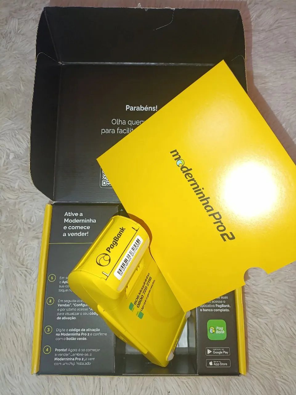 Moderninha Pro 2 - Maquininha de Cartão...venda e receba na hora