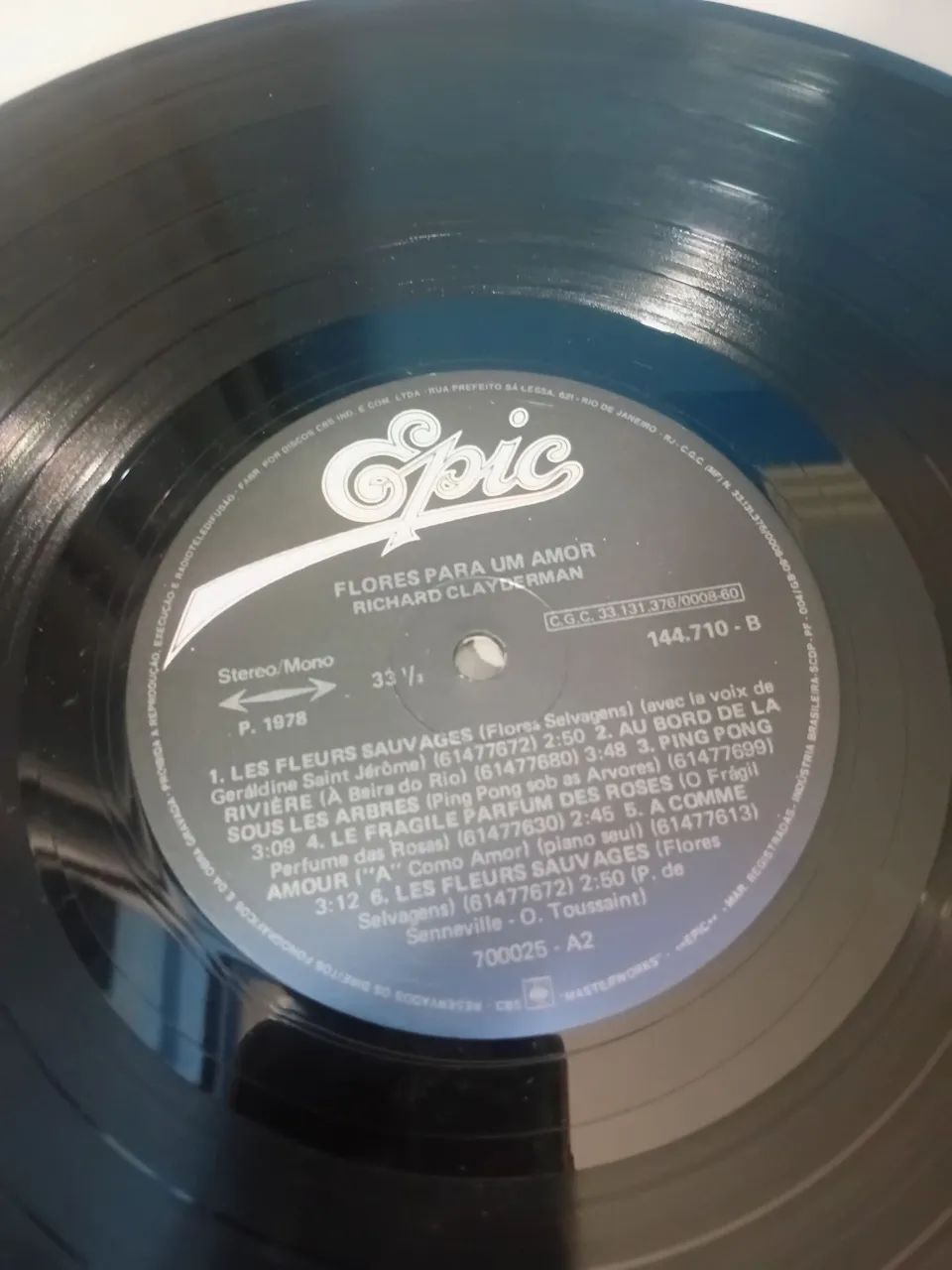 VINIL Richard Clayderman Flores para um Amor  - Foto 3