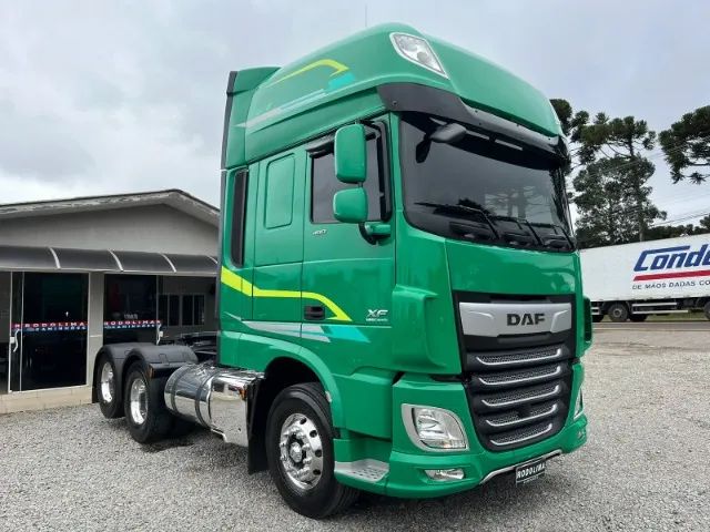 Daf Xf 480 6x2 ano 2023/2023 Verde Susp. Mola Teto Alto
