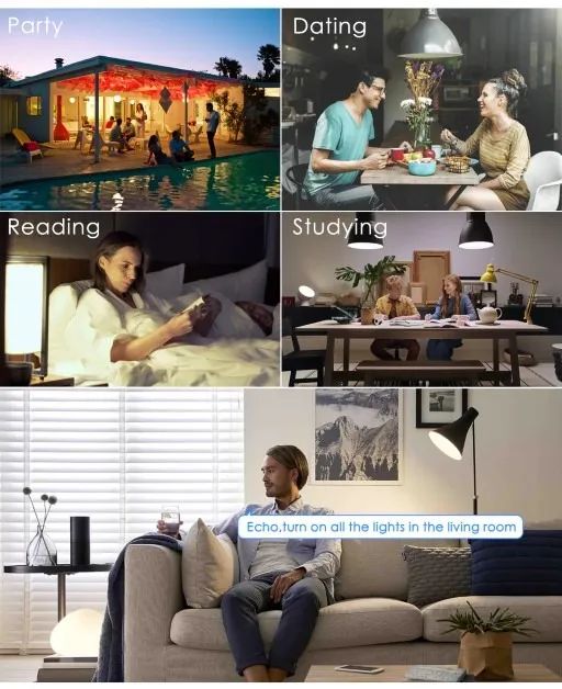 Lâmpada Smart Led 15w Rgb Inteligente Wifi Google Alexa - Foto 5