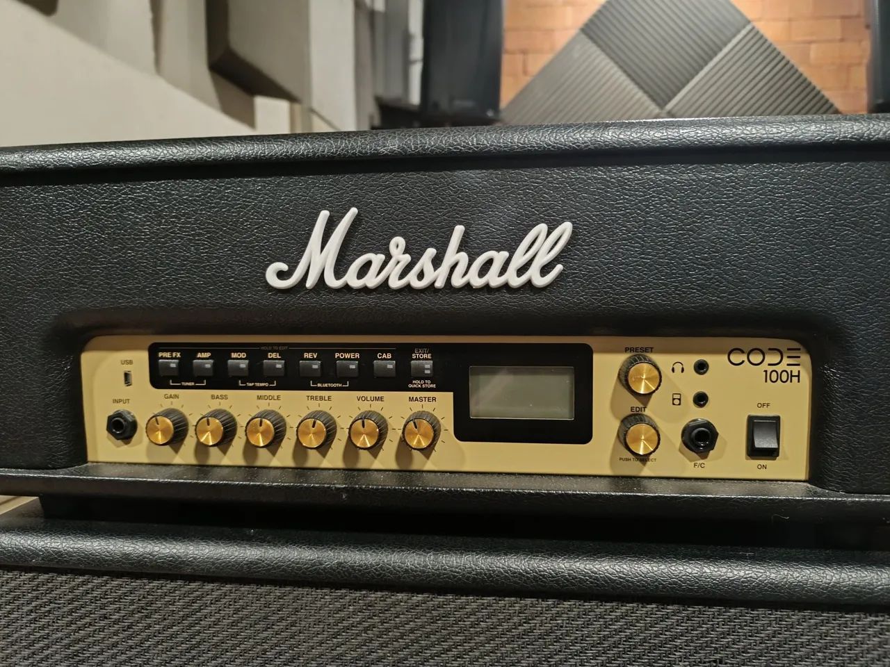 Marshall Code 100H + Caixa 212 - Foto 4