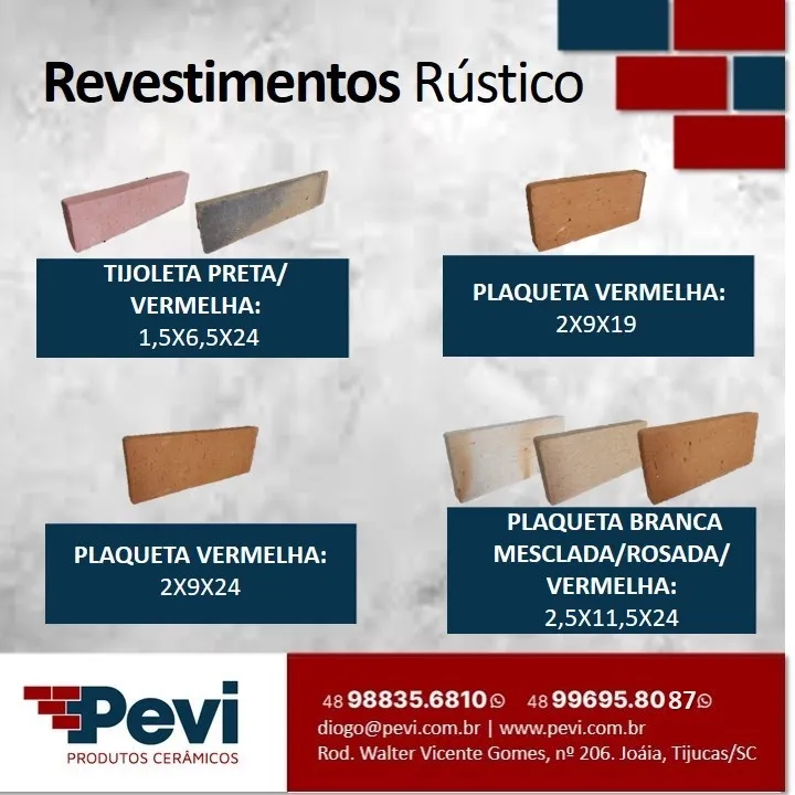 Revestimentos Rústicos - Tijolo, Plaquetas e Mais!