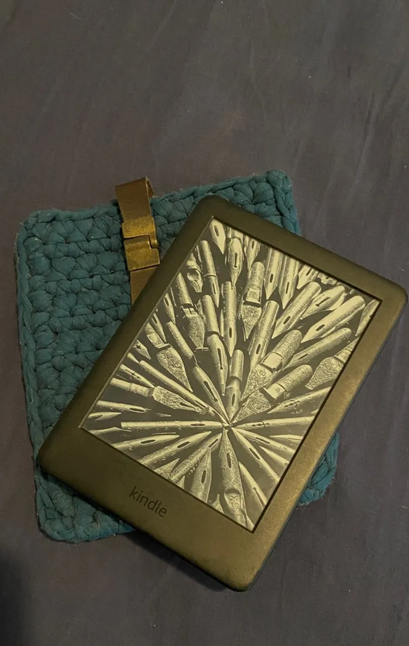 Kindle Paperwhite 10 Com capa protetora de crochê