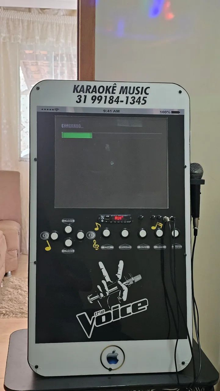 Karaoke e máquina de música 