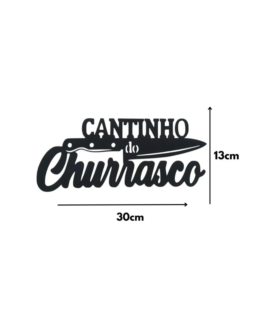 Cantinho do Churrasco - Placa Decorativa - Foto 3