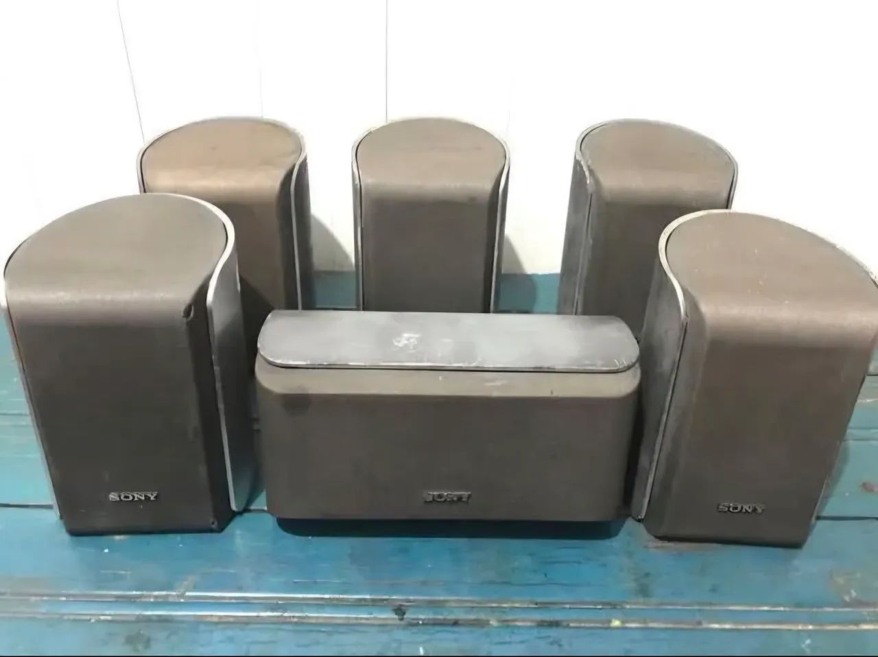 CONJUNTO 6 CAIXAS ACÚSTICAS SONY P/ HOME THEATER MOD. SS-MS566H