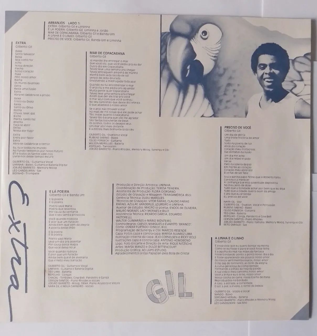Disco de Vinil Gilberto Gil - Extra Original 1983 - Foto 5