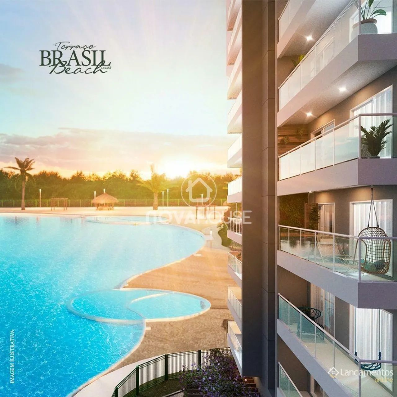 TERRAÇO BRASIL BEACH - 114M². 3Q SENDO 1 SUITE