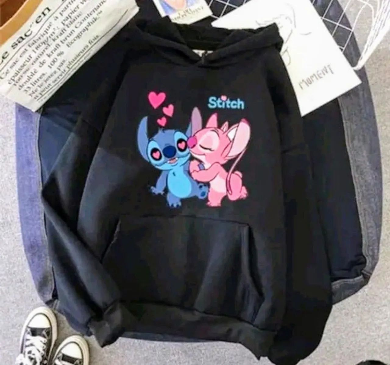 Blusa de Moletom Lilo&Stitch - Unissex