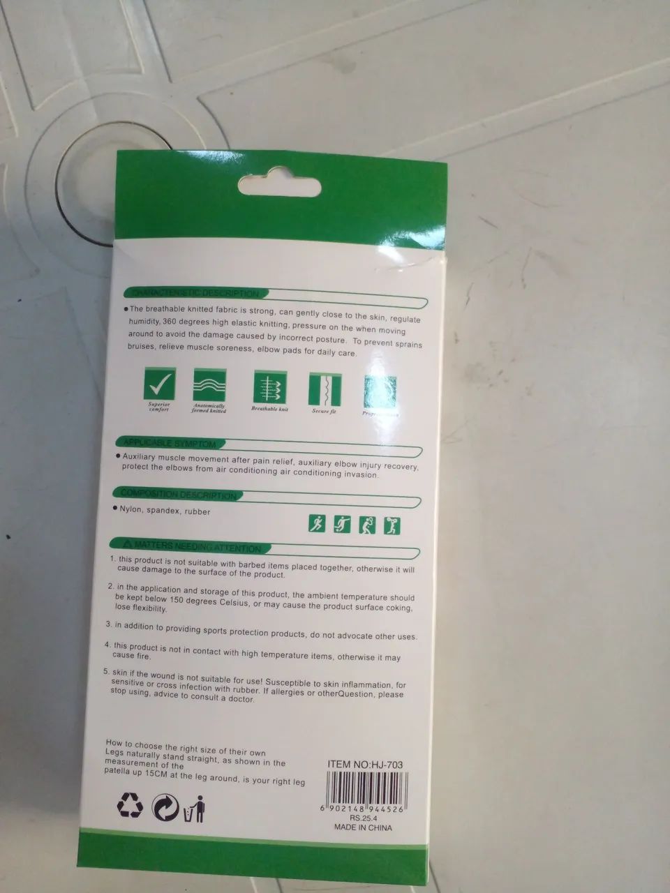 Joelheira de Suporte para Esportes - KNEE suport  - Foto 2