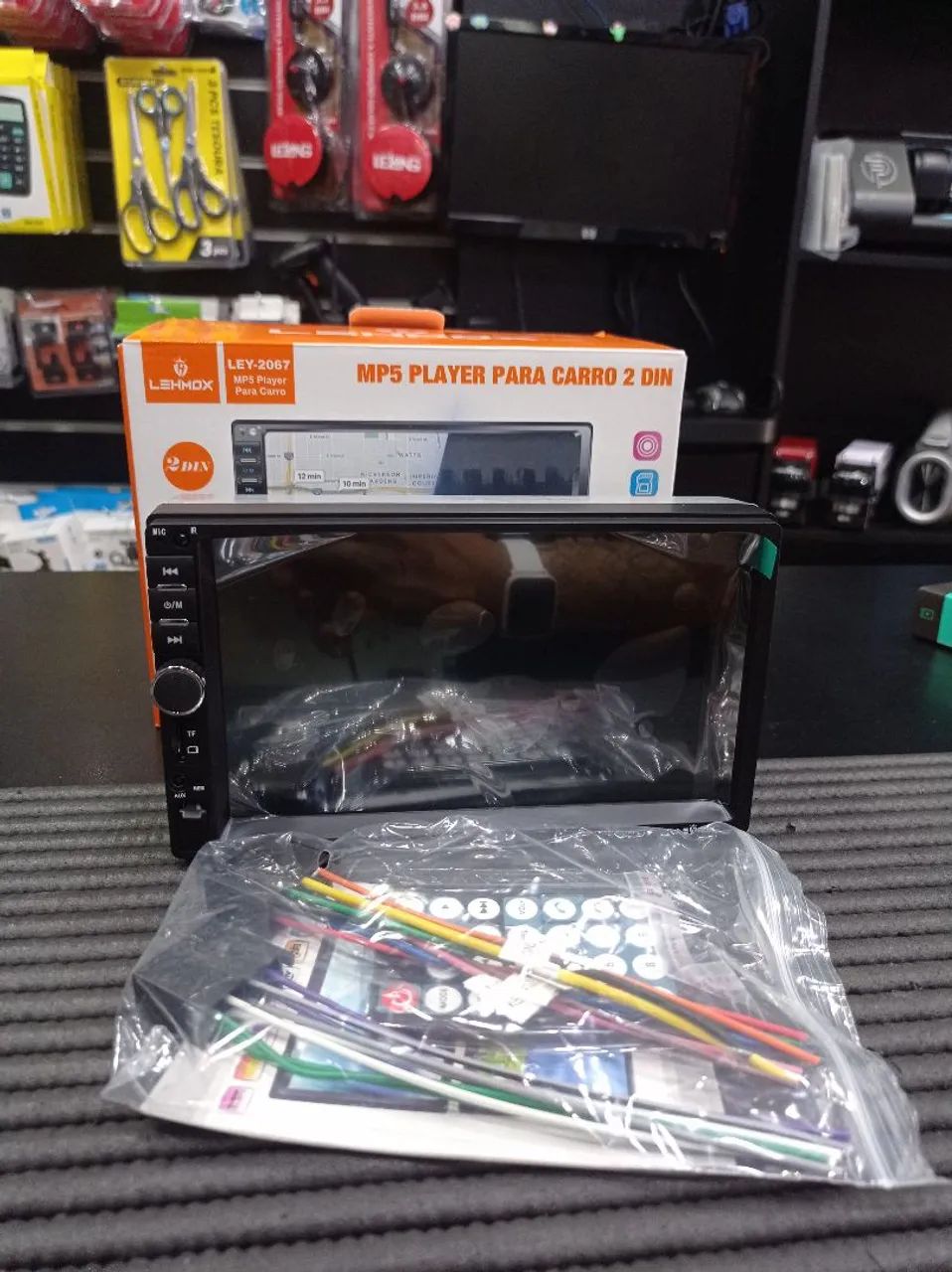 MP5 Player para Carro 2 DIN 7'' Lehmox LEY-2067 - Foto 2