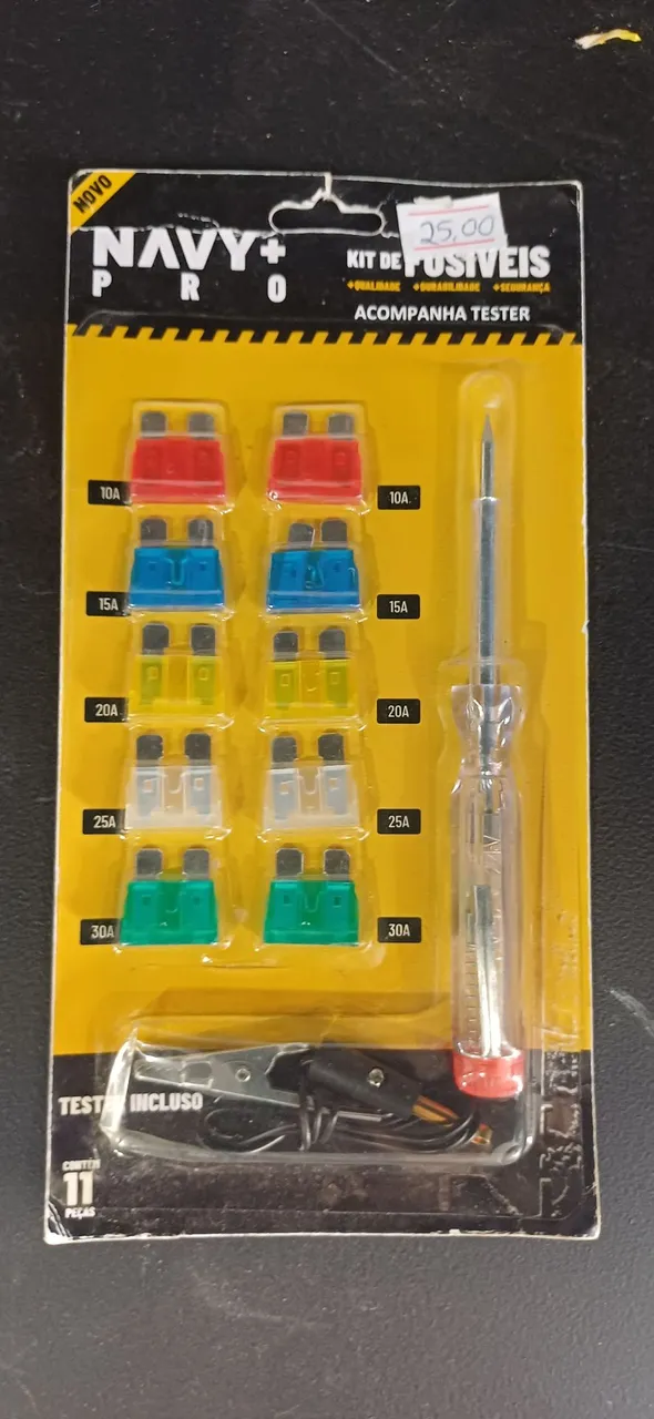 Kit de Fusíveis Navy+ Pro + Tester - Novo