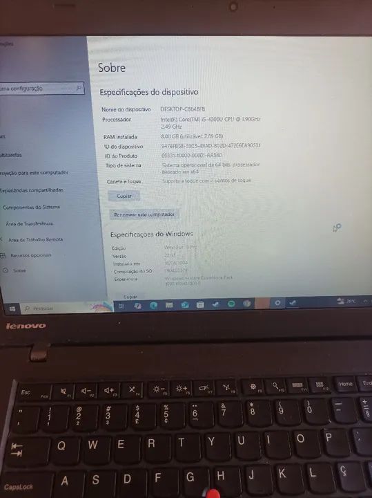 Notebook Intel I3, 8 GB RAM  - Foto 2