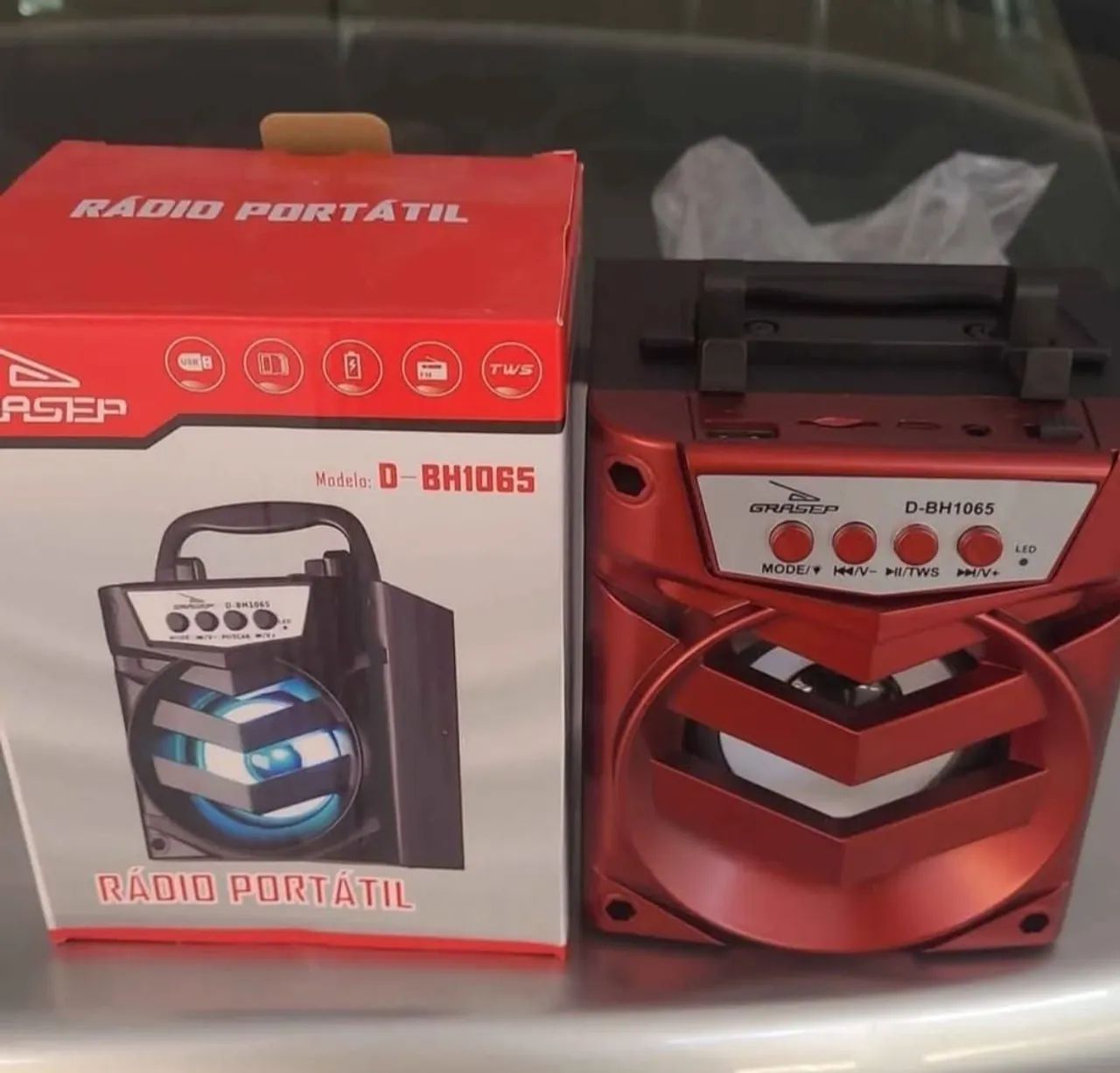 Caixa de som Bluetooth 10W RMS 