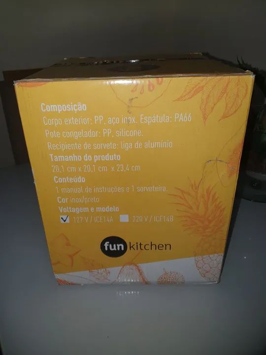  Sorveteira Elétrica 1,5L Fun Kitchen - Foto 2