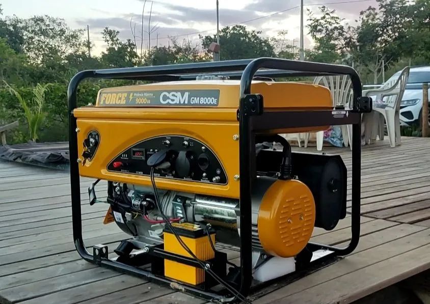 Gerador de Energia CSM 9KVA - GASOLINA - Máquinas pesadas para