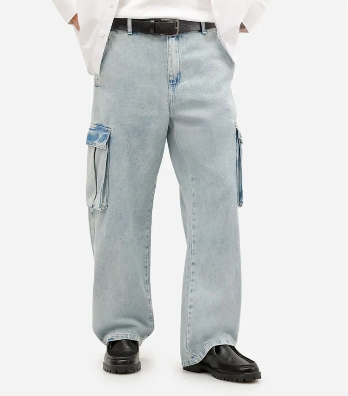 Calça Cargo Jeans Clara - Estilo e Conforto