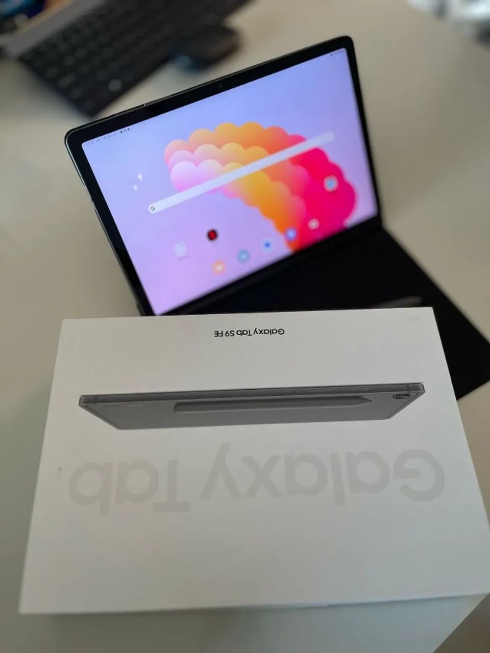 Tablet Galaxy S9 FE - Tablet Samsung + Spen + Capa + Mouse e Teclado. - Foto 3