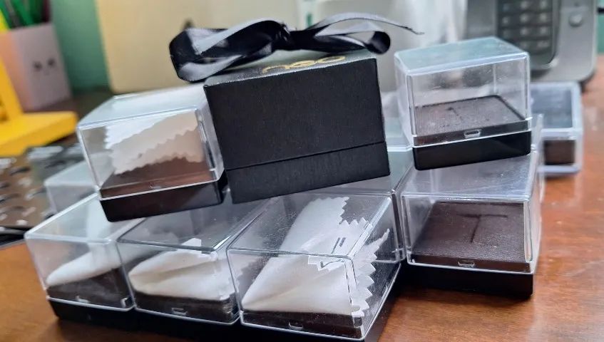 Estojos para Anel, Brinco e Colar