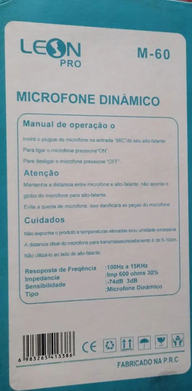 MICROFONE LEON PRO M60 - Foto 2