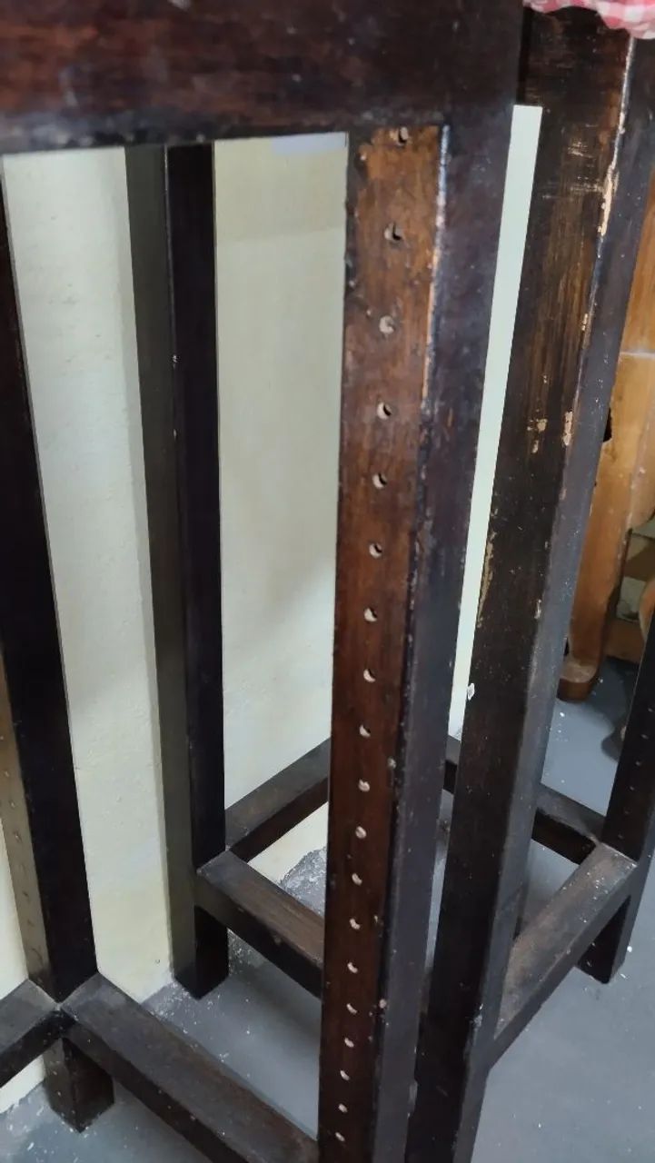 Par de Banquetas de ferro estofadas - Foto 5