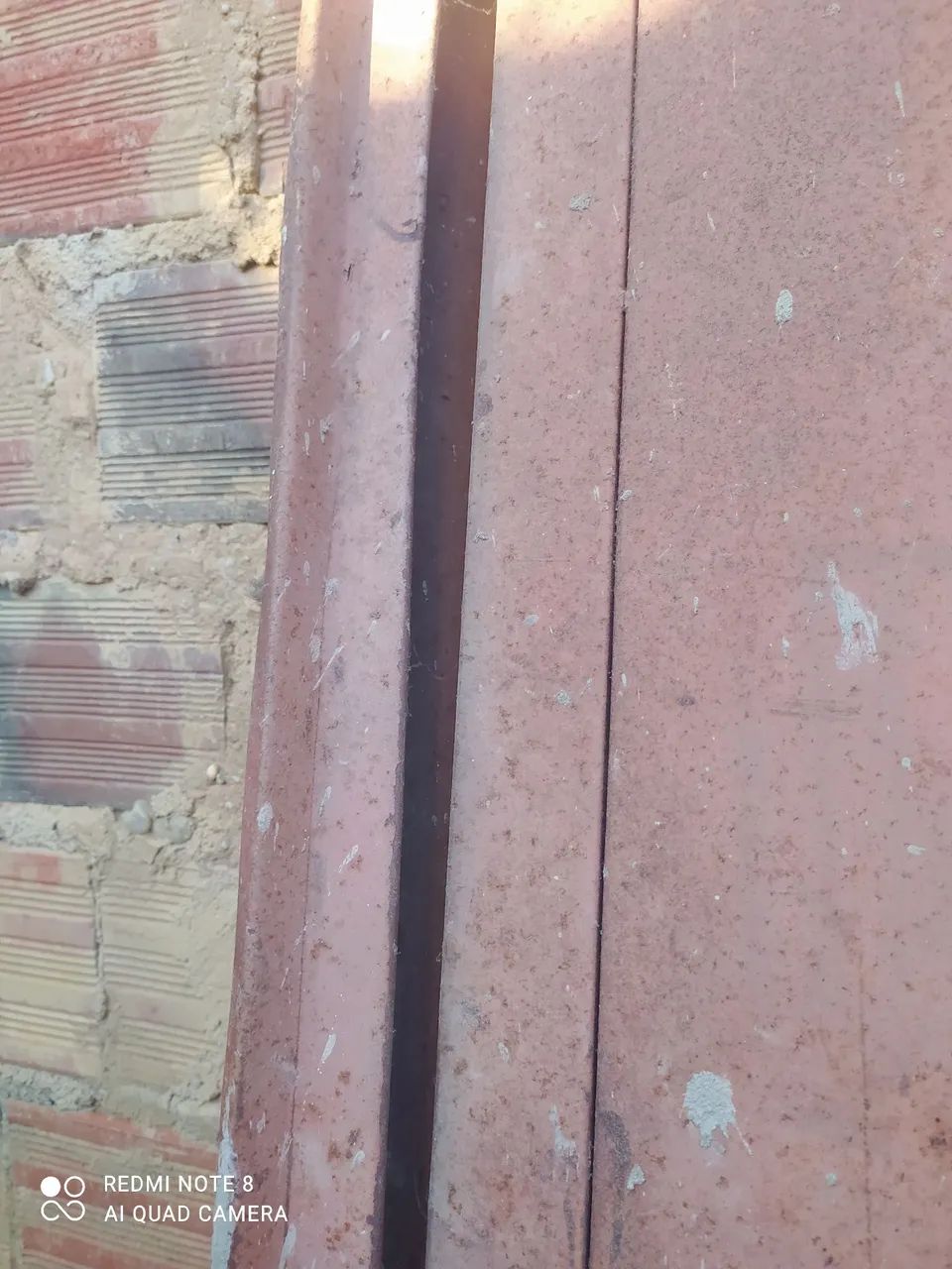 Porta de Aço Usada aceito troca em celular  - Foto 3