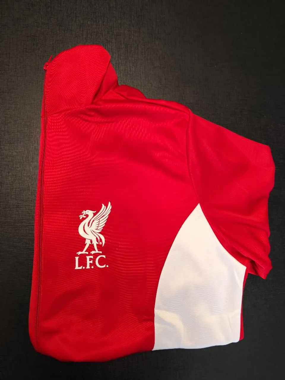 Jaqueta OFICIAL Liverpool FC (LFC) - Vermelha e Branca - NOVA E COM ETIQUETA