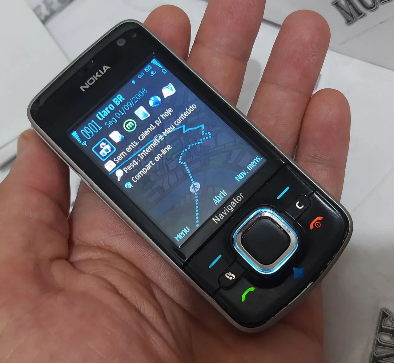 Nokia 6210 NAVIGATOR Maps celular antigo RELIQUIA  - Foto 4