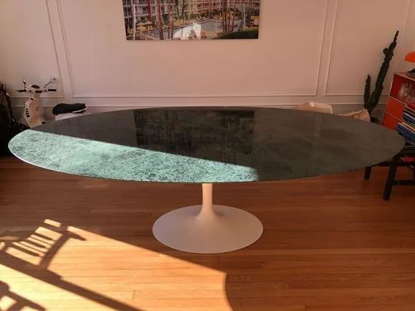 Mesa saarinen mármore verde guatemala - Foto 5