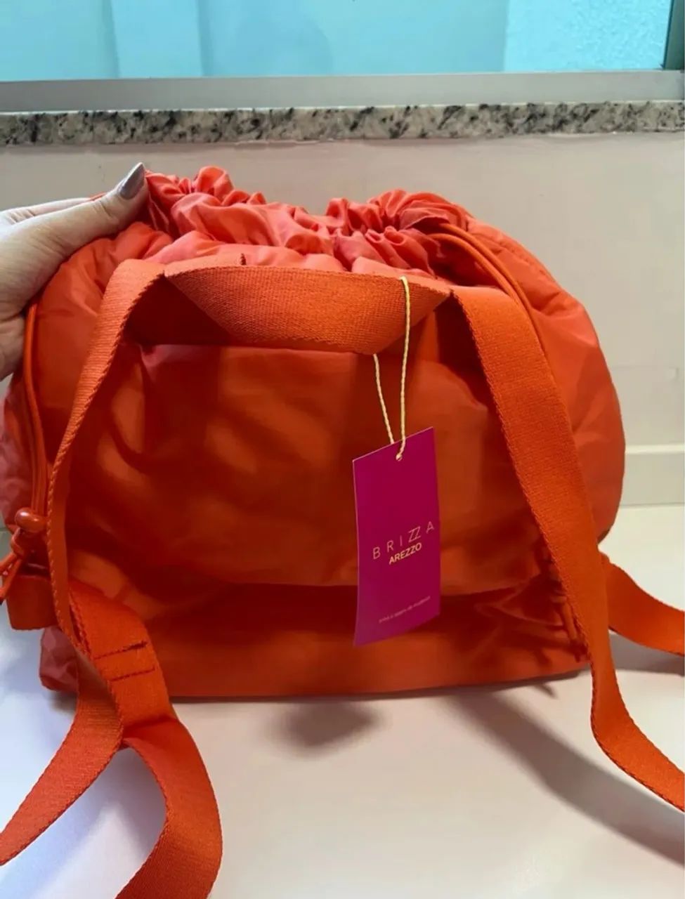 Mini mochila Arezzo Laranja - Foto 2