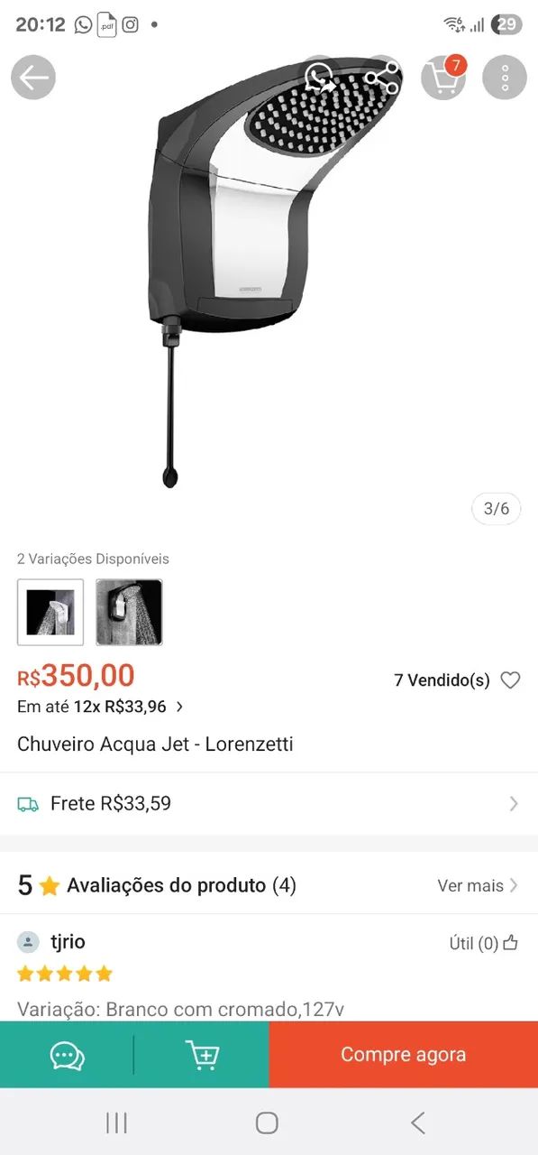 Lorenzet Shower with Pressure Booster64842054390275121