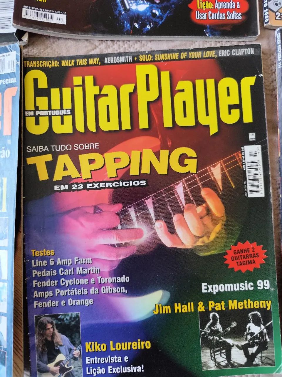 50 Revistas - Guitar player + CD + Brindes  - Foto 5