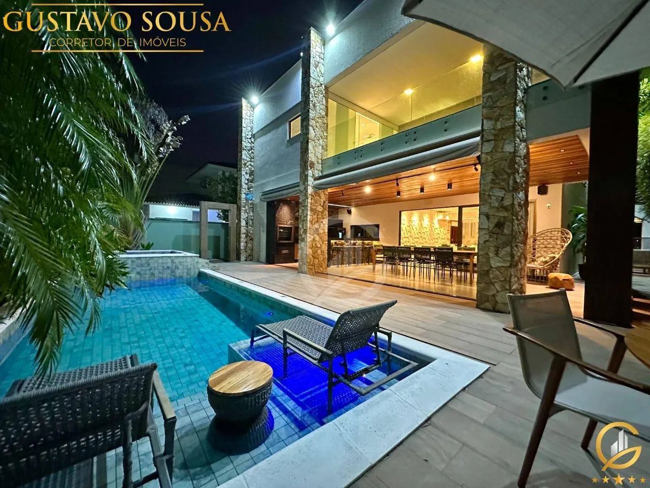 Porteira Fechada, móveis assinados, Design exclusivo, 05 Suítes e muito mais que essa resi - Foto 5