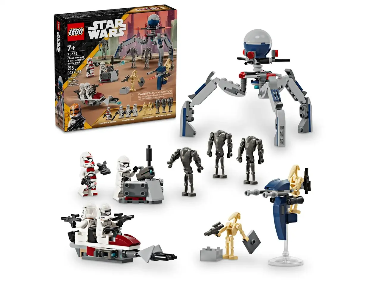 LEGO Star Wars 75372 - Batalha De Soldado Clone e Droide