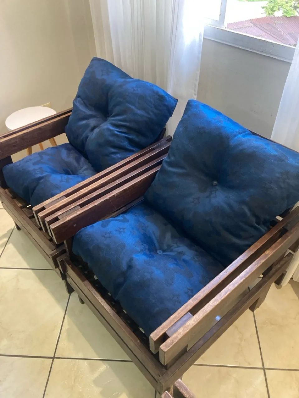 Kit de Sofá Vintage para decoração + Duas poltronas - Foto 3