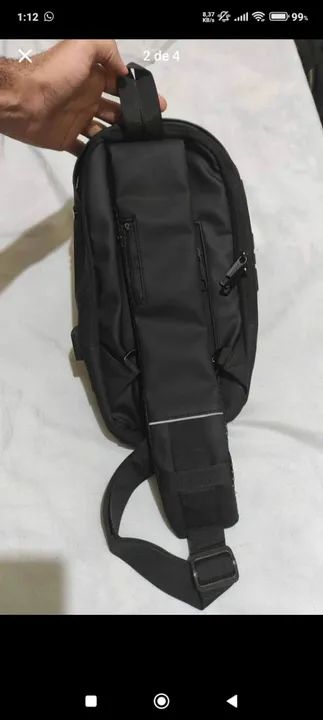 Bolsa Masculina Transversal - Foto 2