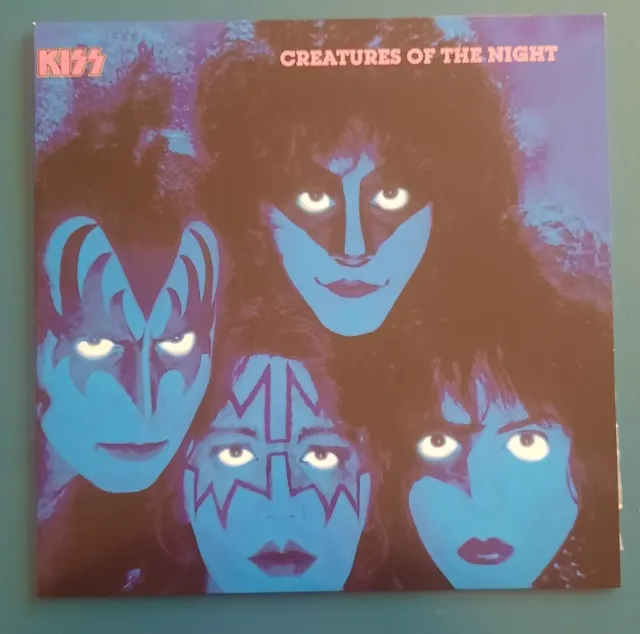 LP KISS - CREATURES OF THE NIGHT - CAPA PLOTADA - LER DESCRIÇÃO