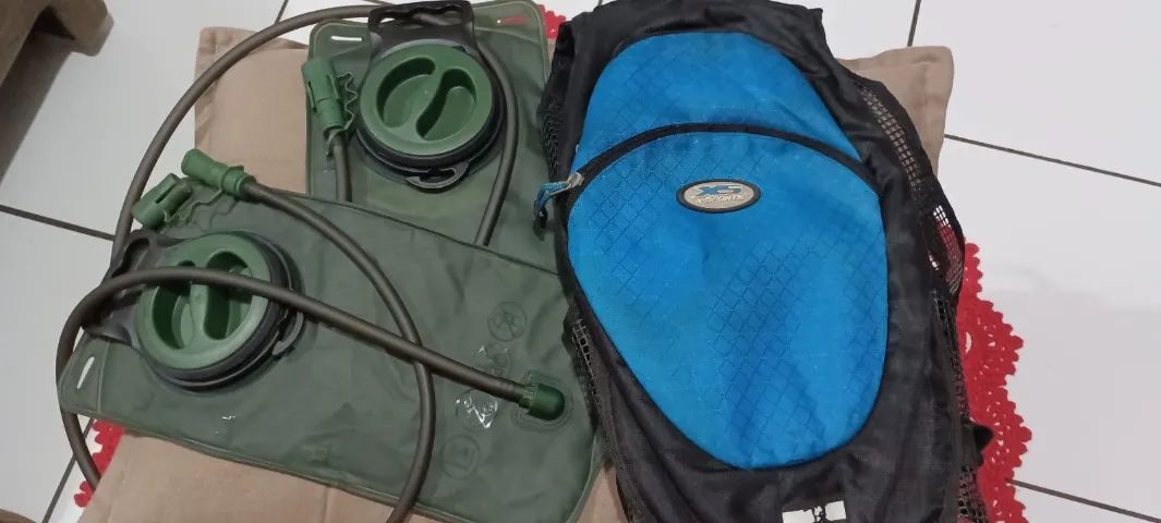 Mochila de hidratação (camelback)