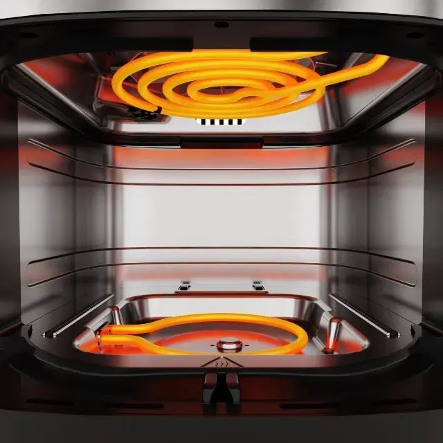 Air Fryer Philco 9L Visor Glass Painel Digital PAF90C - Foto 5