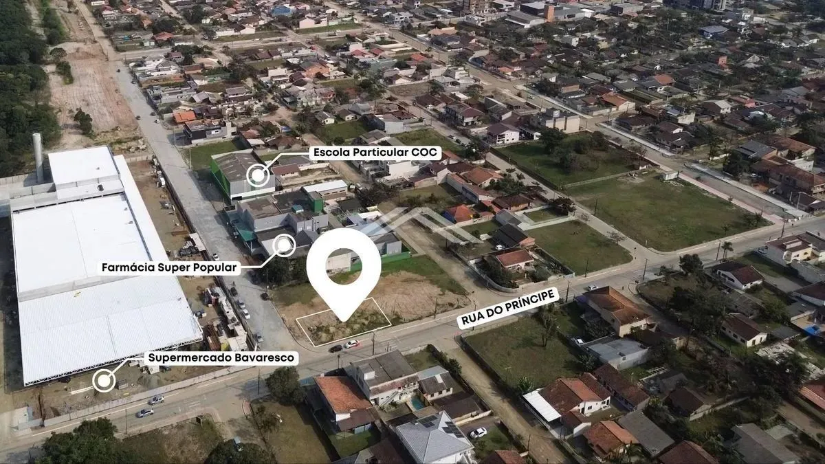 Terreno para locação por R$ 2.550,00, localizado no Residencial Príncipe - Itapoá SC