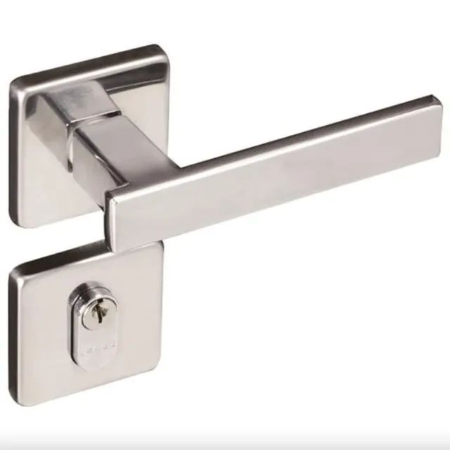 Fechadura Pado Externa Roseta Quadrada Concept 408 40mm Cromada64872652569475124