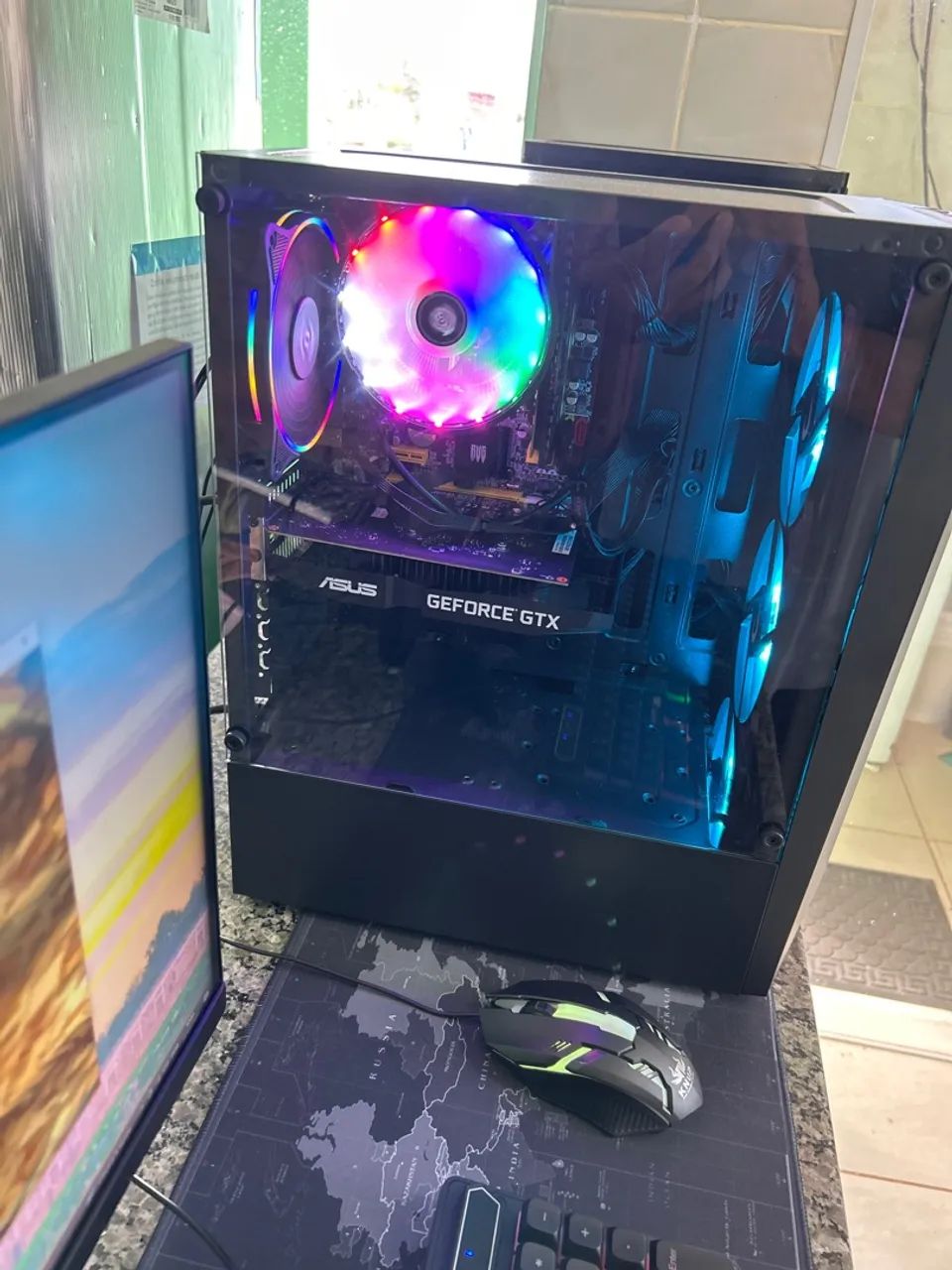 Computador Gamer Completo com placa de vídeo e monitor - Foto 2