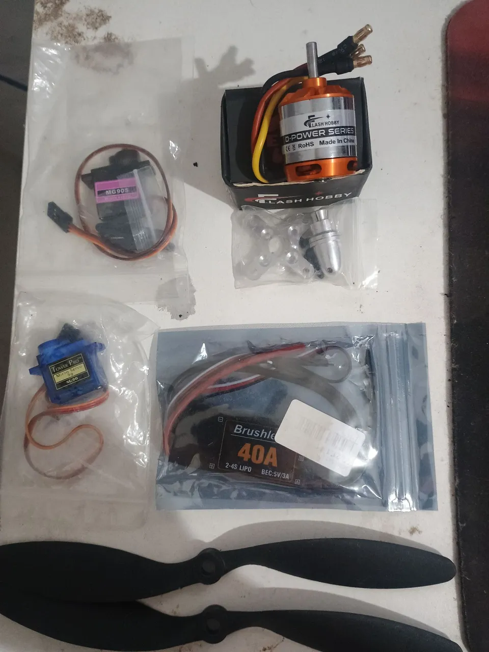 Kit de peças para aeromodelo/ dronemodelo
