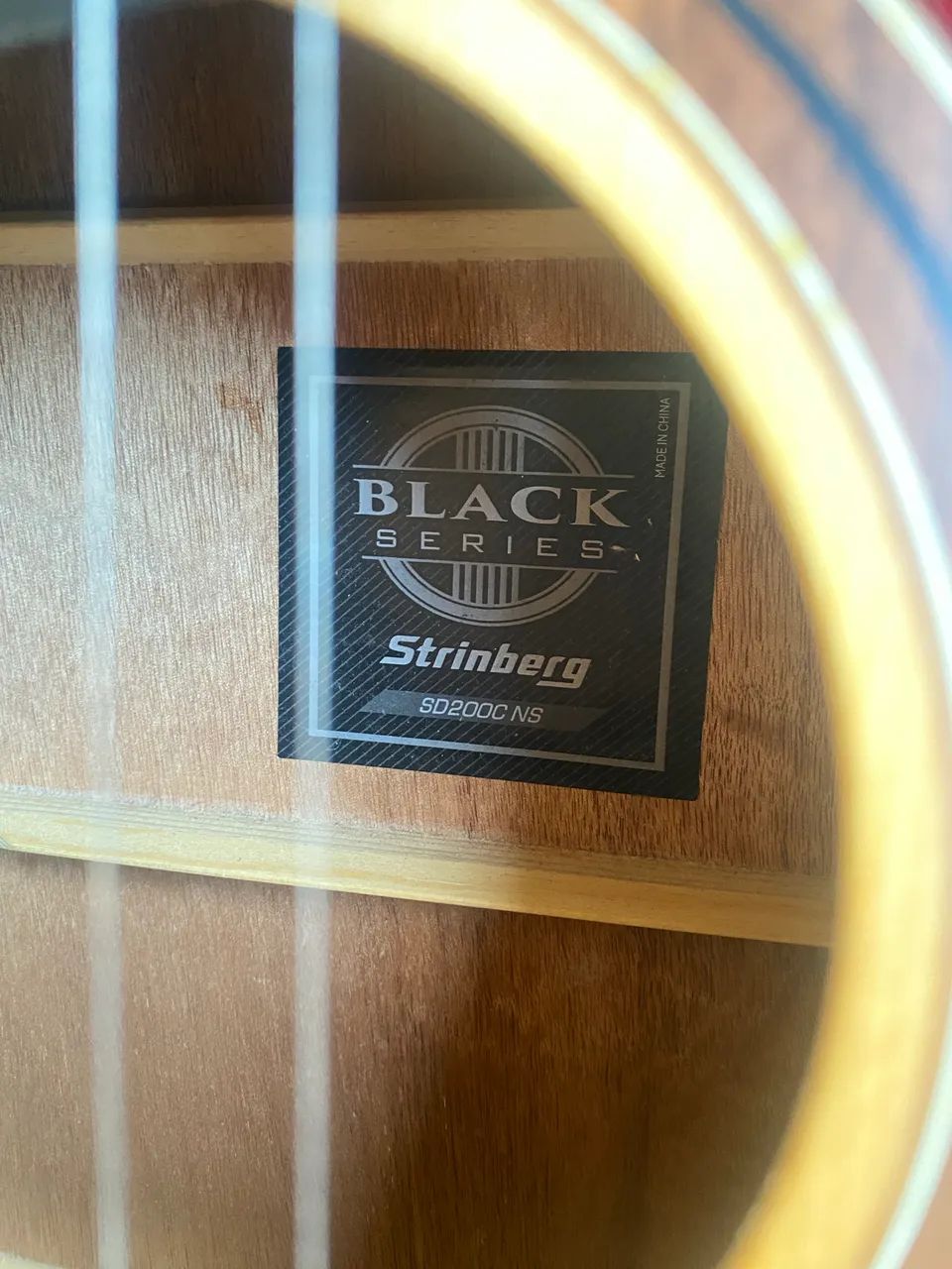 VIOLÃO STRINBERG FOLK SD200C 12061 NT - Foto 2