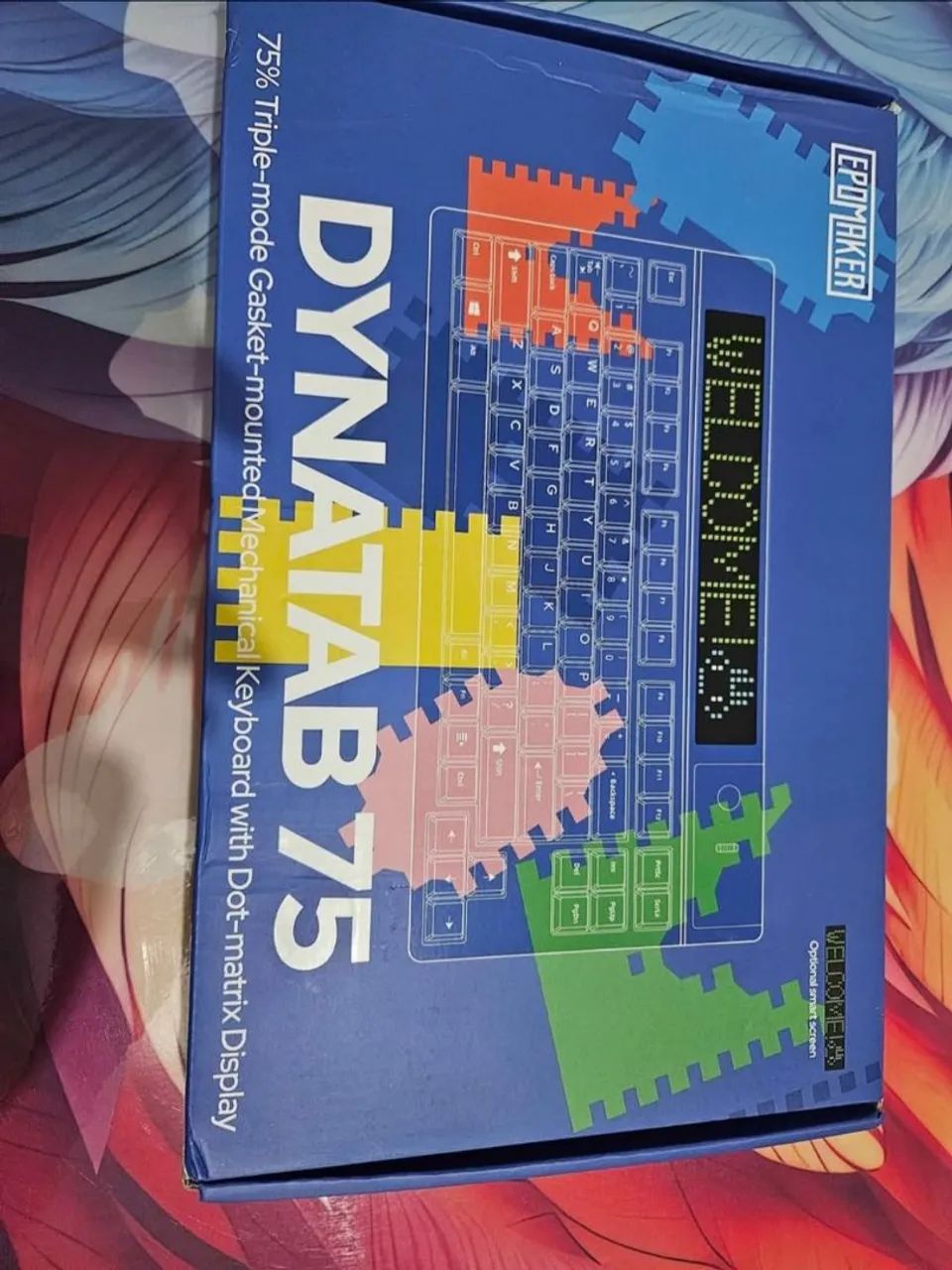 Teclado mecânico sem fio epomaker dynatab75  - Foto 5